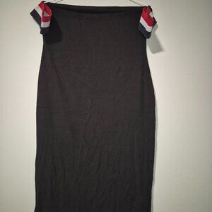 Black Body Dress w/USA sleeves